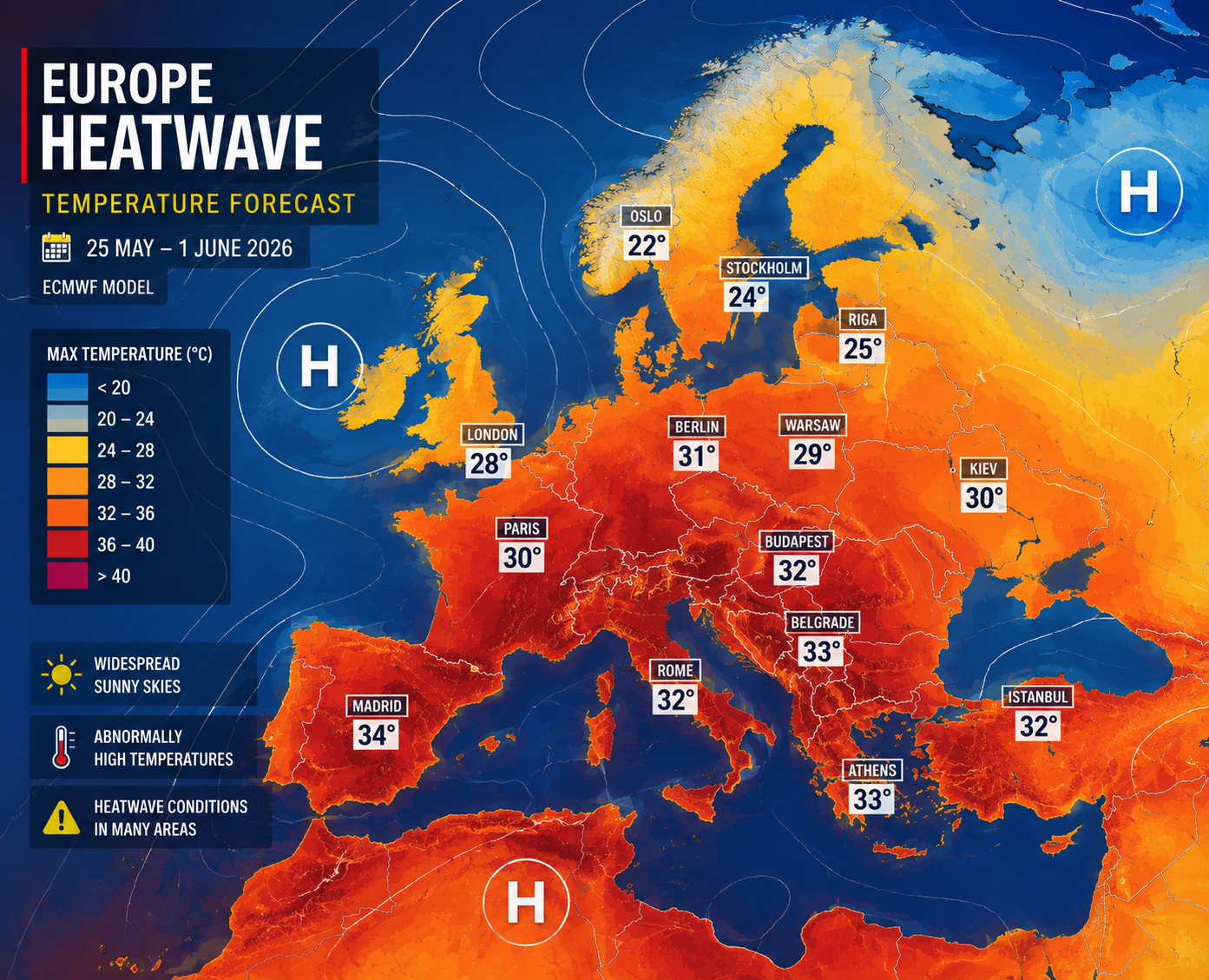 Heatwave идва към Лондон: Какво очаква Великобритания през следващите дни