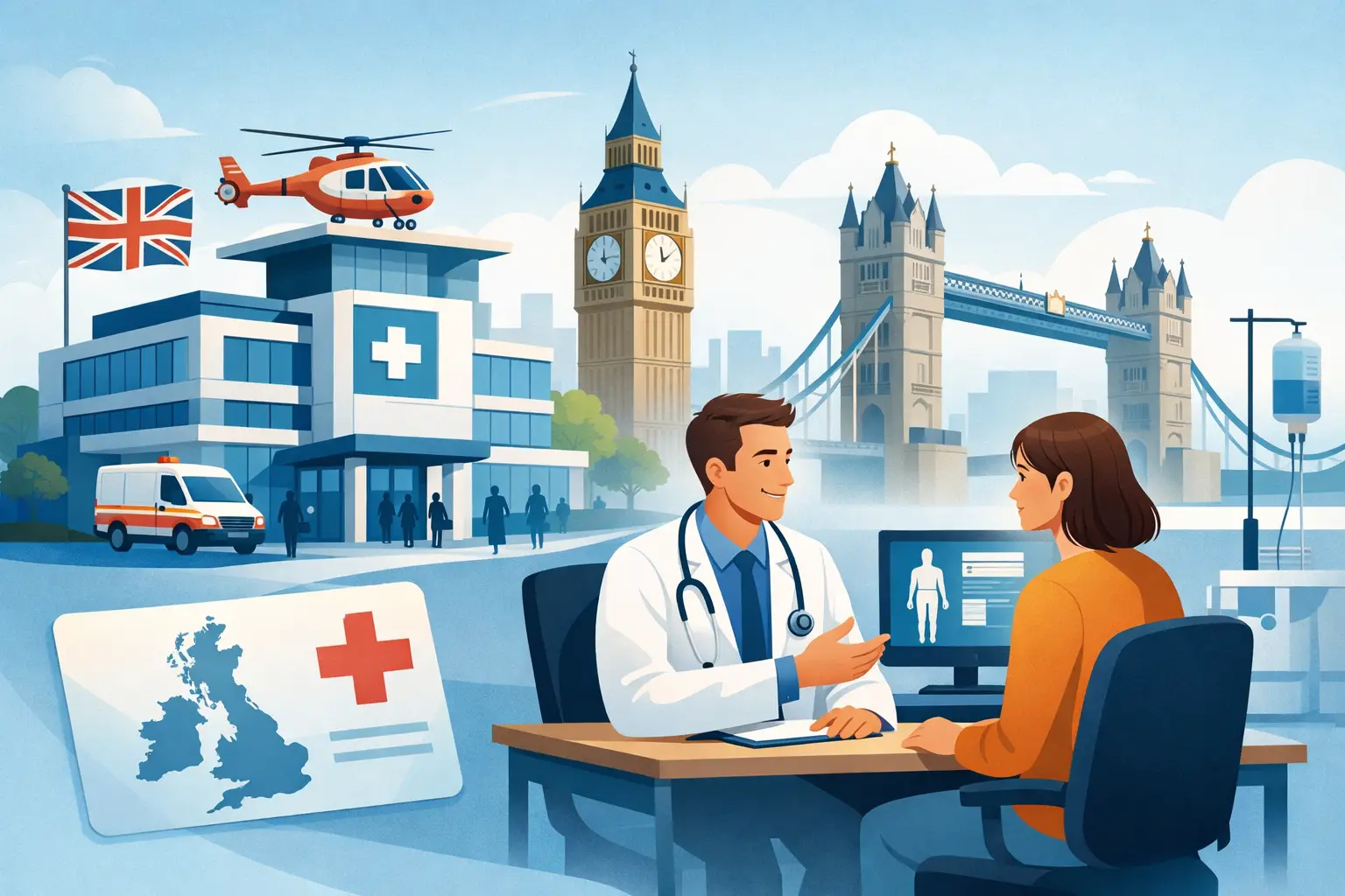 Как работи NHS и кога имаш право на лечение